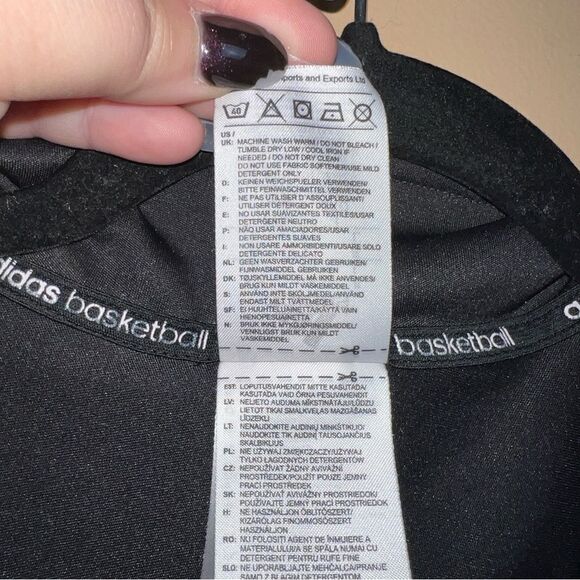 Adidas Men’s Grey and Black Space Dye Crazy Ghost Active Pullover Size Large - Picture 5 of 7